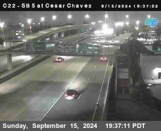 SB 5 at Cesar E Chaves Prkwy