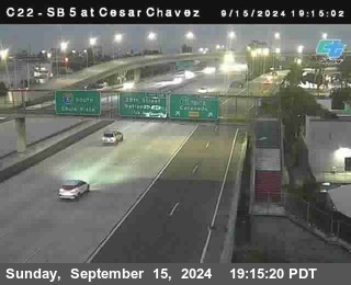 SB 5 at Cesar E Chaves Prkwy