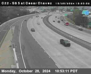 SB 5 at Cesar E Chaves Prkwy