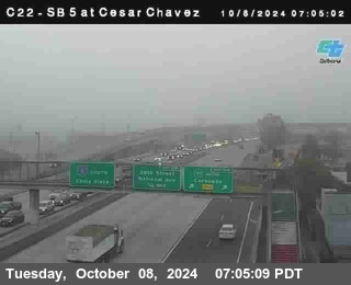 SB 5 at Cesar E Chaves Prkwy