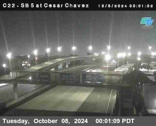 SB 5 at Cesar E Chaves Prkwy