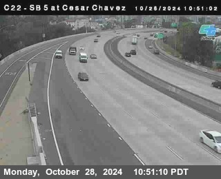 SB 5 at Cesar E Chaves Prkwy