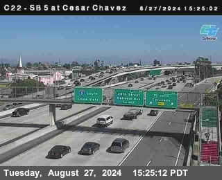 SB 5 at Cesar E Chaves Prkwy