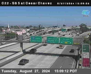 SB 5 at Cesar E Chaves Prkwy