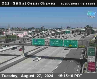 SB 5 at Cesar E Chaves Prkwy