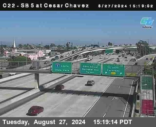 SB 5 at Cesar E Chaves Prkwy