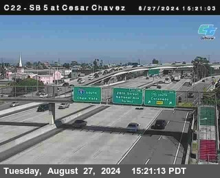 SB 5 at Cesar E Chaves Prkwy