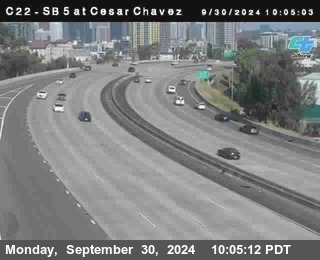 SB 5 at Cesar E Chaves Prkwy