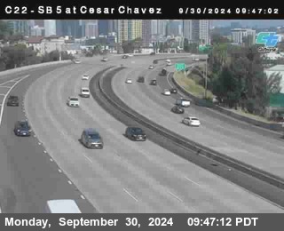 SB 5 at Cesar E Chaves Prkwy