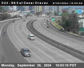 SB 5 at Cesar E Chaves Prkwy