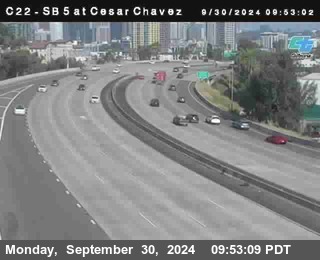 SB 5 at Cesar E Chaves Prkwy