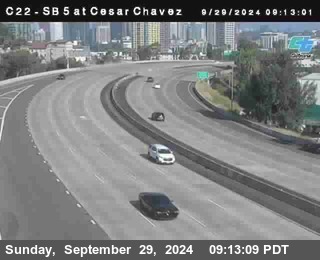 SB 5 at Cesar E Chaves Prkwy