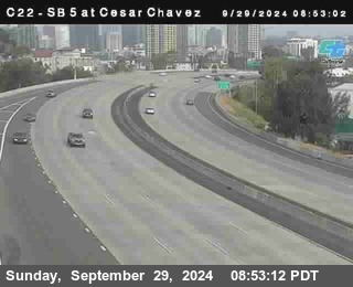 SB 5 at Cesar E Chaves Prkwy