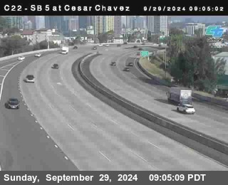 SB 5 at Cesar E Chaves Prkwy