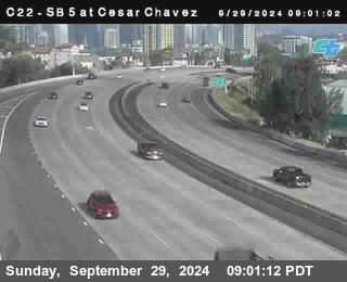 SB 5 at Cesar E Chaves Prkwy