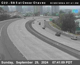 SB 5 at Cesar E Chaves Prkwy