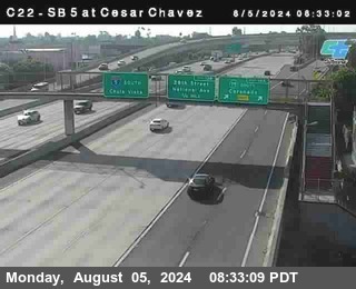 SB 5 at Cesar E Chaves Prkwy