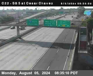 SB 5 at Cesar E Chaves Prkwy