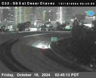 SB 5 at Cesar E Chaves Prkwy