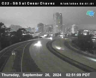 SB 5 at Cesar E Chaves Prkwy