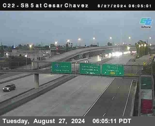 SB 5 at Cesar E Chaves Prkwy