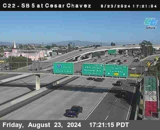 SB 5 at Cesar E Chaves Prkwy