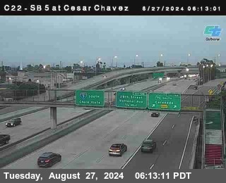 SB 5 at Cesar E Chaves Prkwy