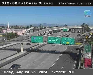 SB 5 at Cesar E Chaves Prkwy