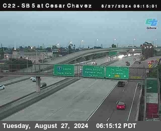 SB 5 at Cesar E Chaves Prkwy