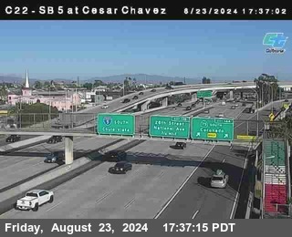 SB 5 at Cesar E Chaves Prkwy