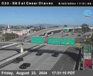 SB 5 at Cesar E Chaves Prkwy