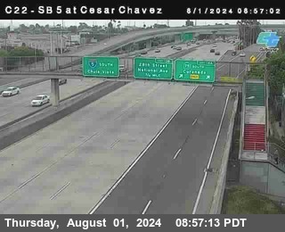 SB 5 at Cesar E Chaves Prkwy