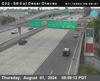 SB 5 at Cesar E Chaves Prkwy