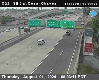 SB 5 at Cesar E Chaves Prkwy