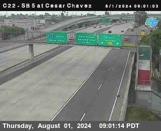 SB 5 at Cesar E Chaves Prkwy