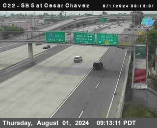 SB 5 at Cesar E Chaves Prkwy