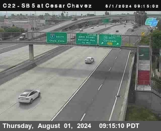 SB 5 at Cesar E Chaves Prkwy