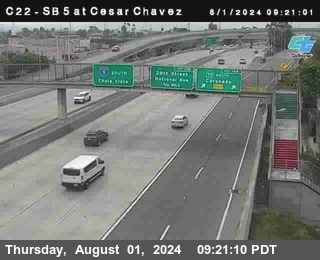 SB 5 at Cesar E Chaves Prkwy