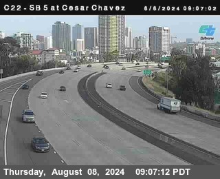 SB 5 at Cesar E Chaves Prkwy