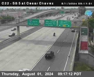 SB 5 at Cesar E Chaves Prkwy