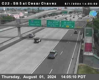 SB 5 at Cesar E Chaves Prkwy