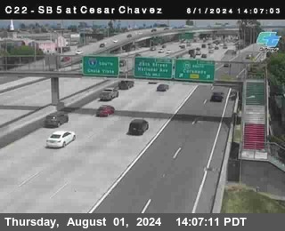 SB 5 at Cesar E Chaves Prkwy