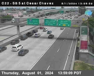 SB 5 at Cesar E Chaves Prkwy