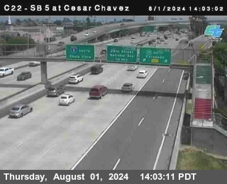 SB 5 at Cesar E Chaves Prkwy