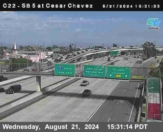 SB 5 at Cesar E Chaves Prkwy