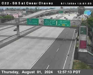 SB 5 at Cesar E Chaves Prkwy