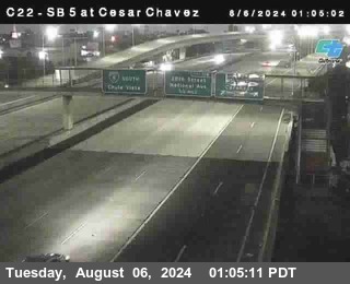 SB 5 at Cesar E Chaves Prkwy