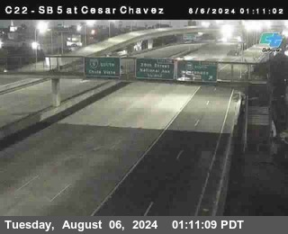 SB 5 at Cesar E Chaves Prkwy