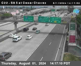 SB 5 at Cesar E Chaves Prkwy