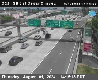 SB 5 at Cesar E Chaves Prkwy